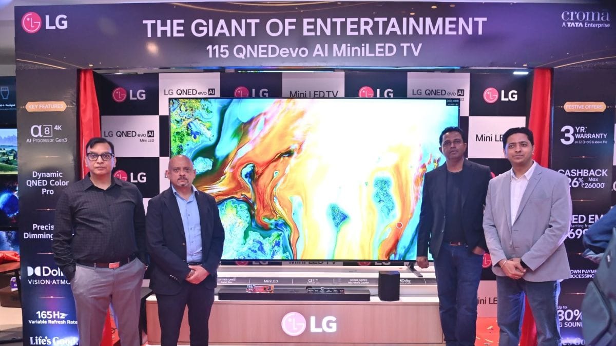 LG का सबसे बड़ा TV भारत में लॉन्च, 115 इंच स्क्रीन के साथ AI का तड़का