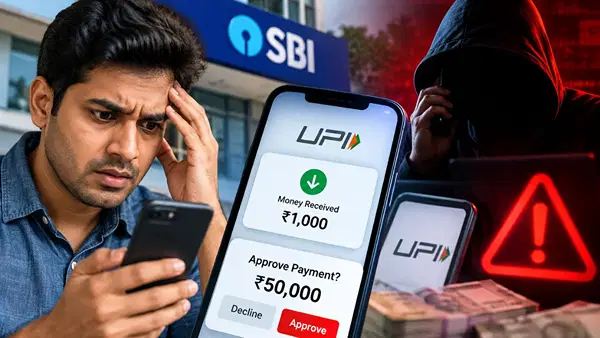 अकाउंट में अचानक आए पैसे तो रहें सावधान, SBI ने UPI फ्रॉड पर किया अलर्ट; कैसे बचें? अकाउंट में अचानक आए पैसे तो रहें सावधान, SBI ने UPI फ्रॉड पर किया अलर्ट; कैसे बचें?